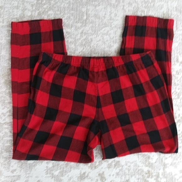 Old Navy Buffalo Plaid Pajama Pants XL Red Black - Picture 8 of 10